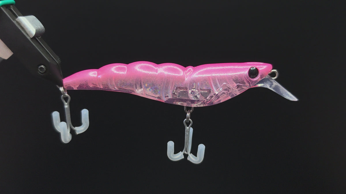 Pink Shrimp Hard Lure